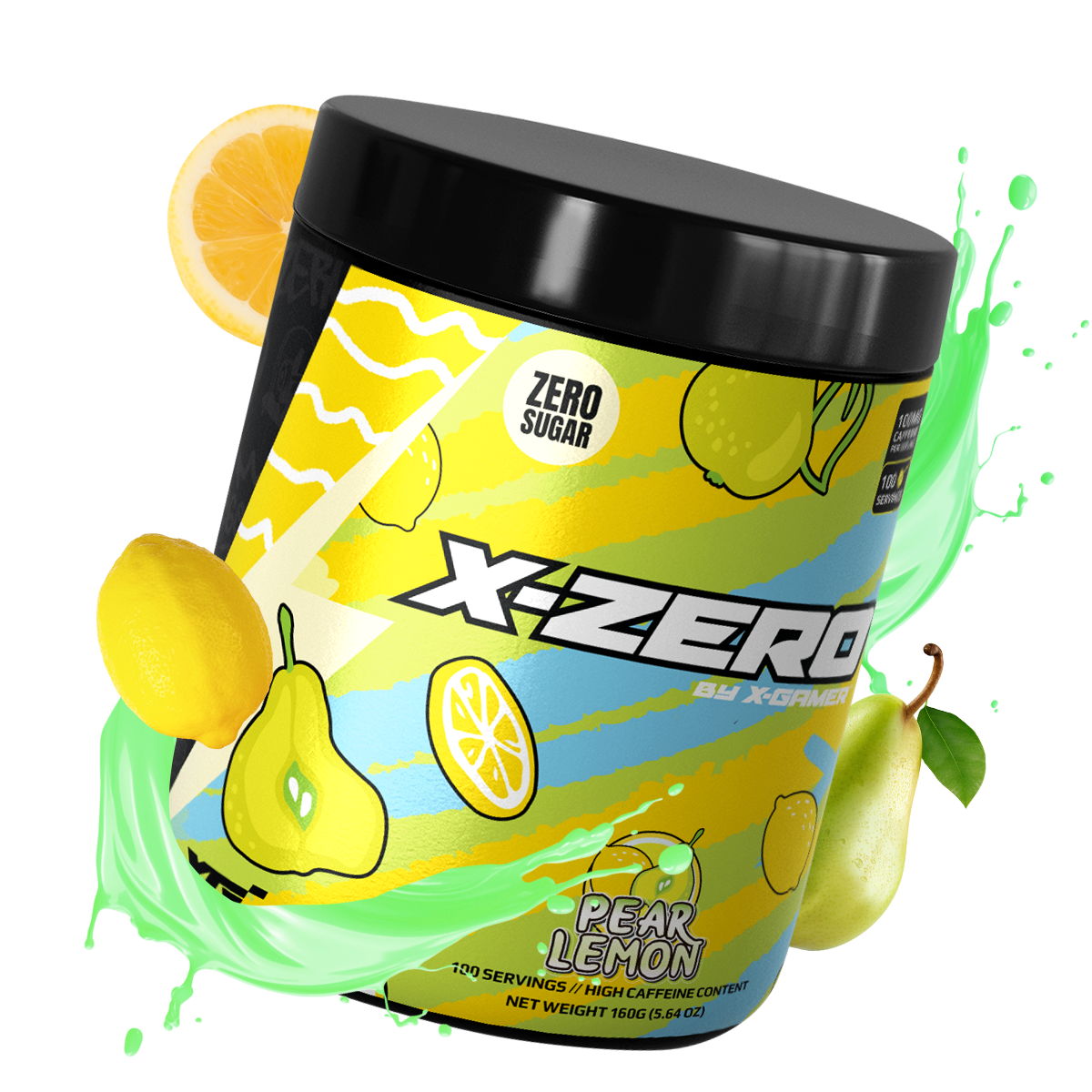 檸檬 X-Zero Pear Lemon (160g/100 servings) – Multisupps