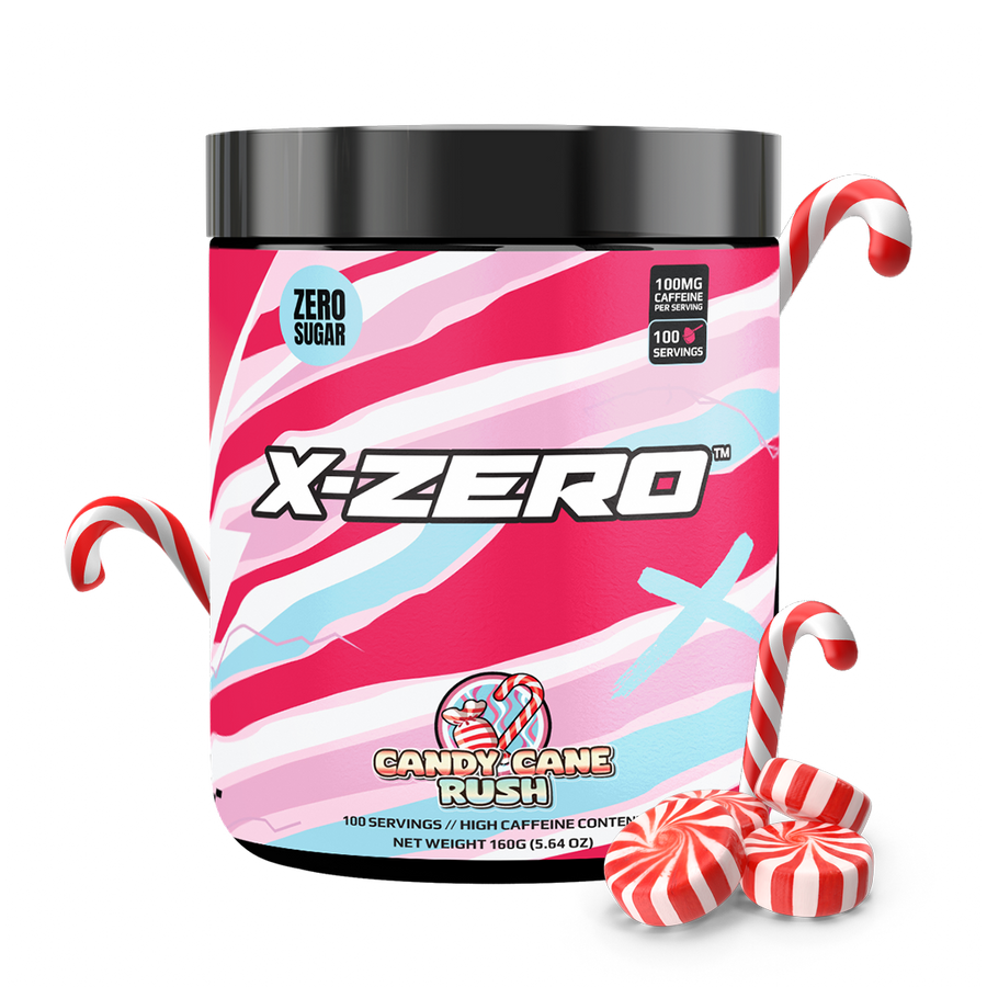 X-Zero Candy Cane Rush (160g / 100 Servings)