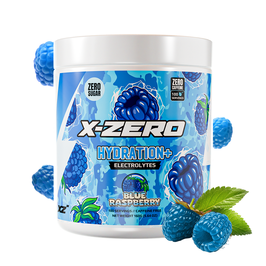X-Zero Hydration Blue Raspberry (160g / 100 Servings)