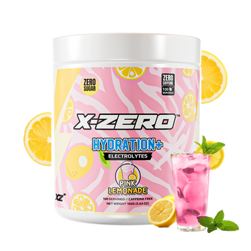 X-Zero Hydration Pink Lemonade (160g / 100 Servings)