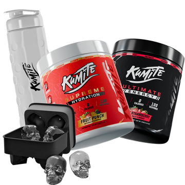 Kumite Hydration (Fruit punch) + Energy (Free accessories)