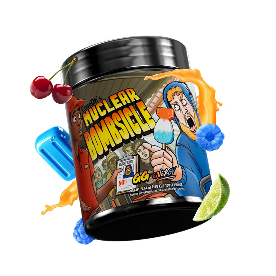 Gamersupps energy, Nuclear Bombsicle, tub,  product with flavours