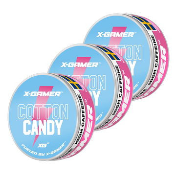 X-Gamer - Cotton Candy Energy Pouches (3x)