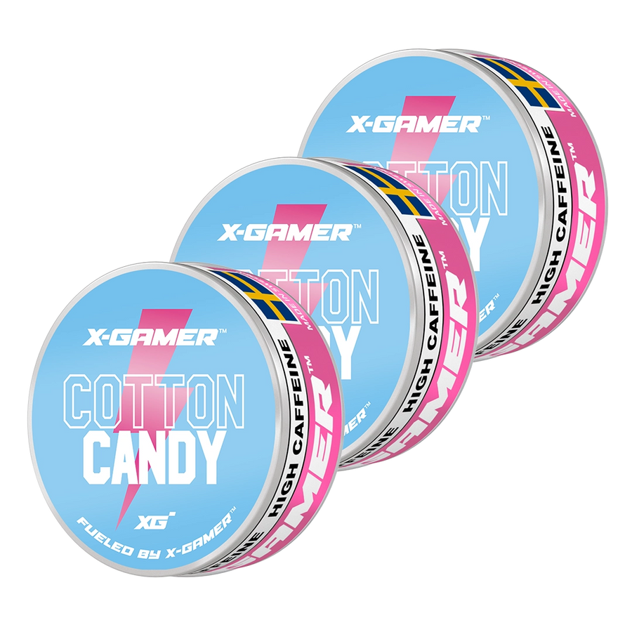 X-Gamer - Cotton Candy Energy Pouches (3x)