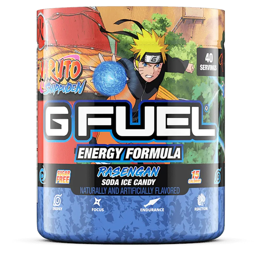 G FUEL energy, Naruto, Rasengan, tub,  product front