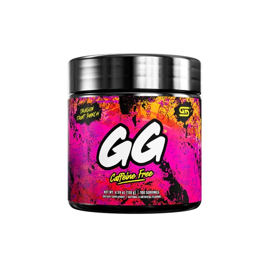 Gamersupps, Dragon fruit punch, Caffeine free, tub,  product front