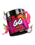 Gamersupps, Dragon fruit punch, Caffeine free, tub,  product with fruit