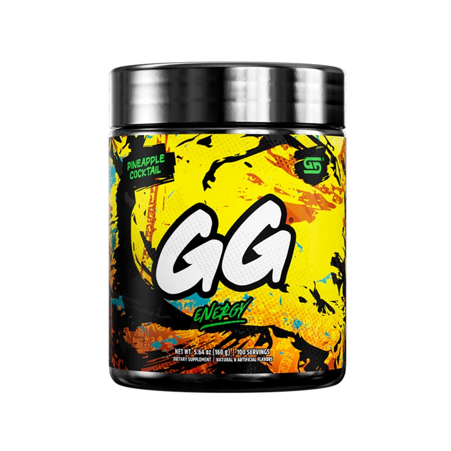 Gamersupps Energy, Pineapple cocktail, tub,  product front