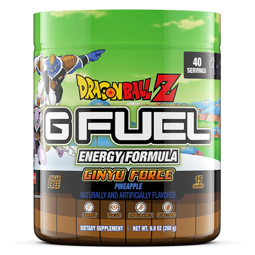 G FUEL energy, Ginyu force, Dragonball Z, tub,  product front