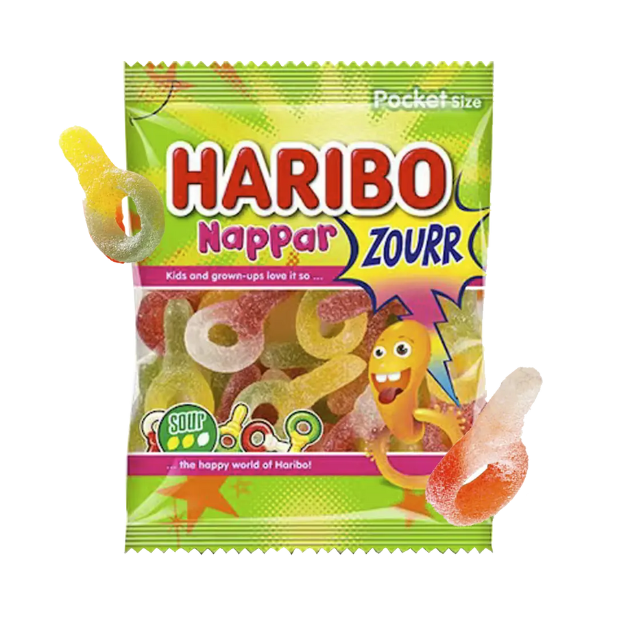 Haribo Nappar Sura 80G