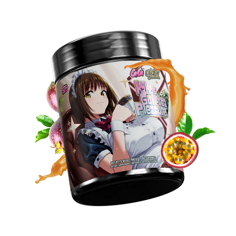 Gamersupps energy, Kaho's Guil-tea pleasure, tub,  product front with fruits