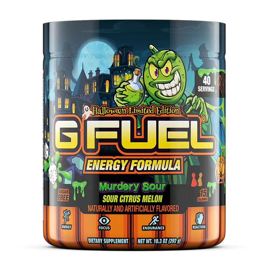 G FUEL energy, Murdery Sour, tub,  product front