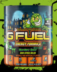 G FUEL energy, Murdery Sour, tub,  product front with matching background