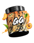 Gamersupps Energy, Peach Tea, tub,  product front with fruits