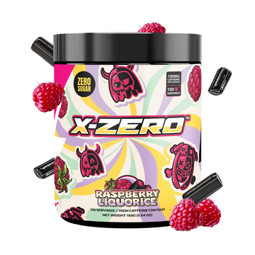 X-Zero Raspberry Liquorice (160g / 100 Servings)