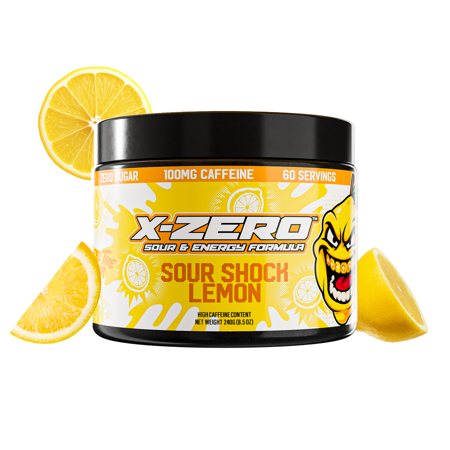 X-Zero Sour Shock Lemon (240g / 60 Servings)