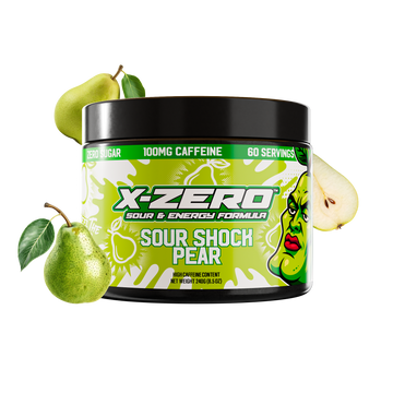 X-Zero Sour Shock Pear (240g / 60 Servings)