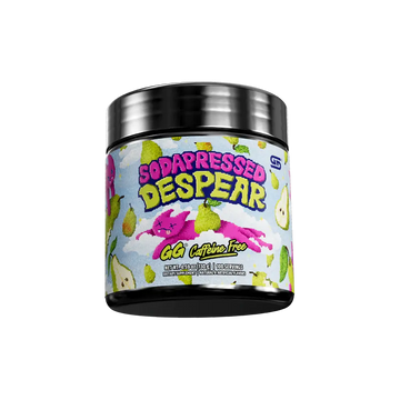 Gamersupps caffeine free, Sodapressed despear, tub,  product front