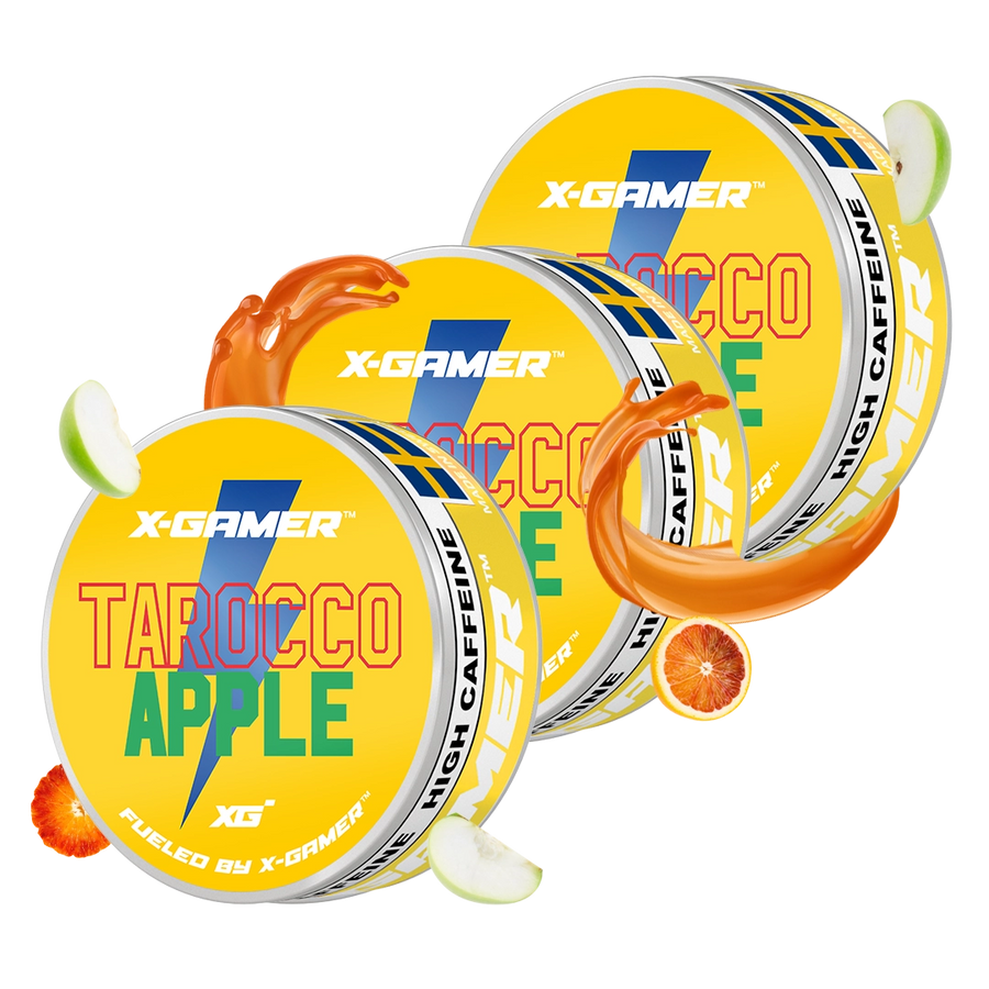 X-Gamer - Tarocco Apple Energy Pouches (3x)