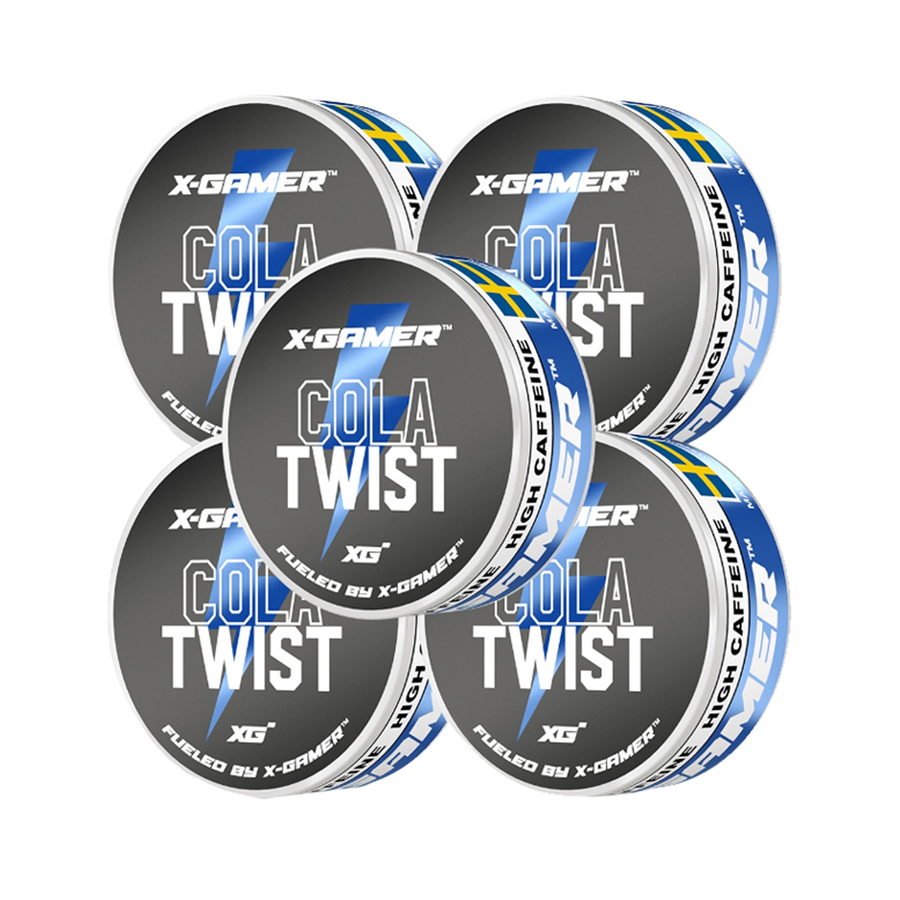 X-Gamer - Cola Twist Energy pouches (5x)