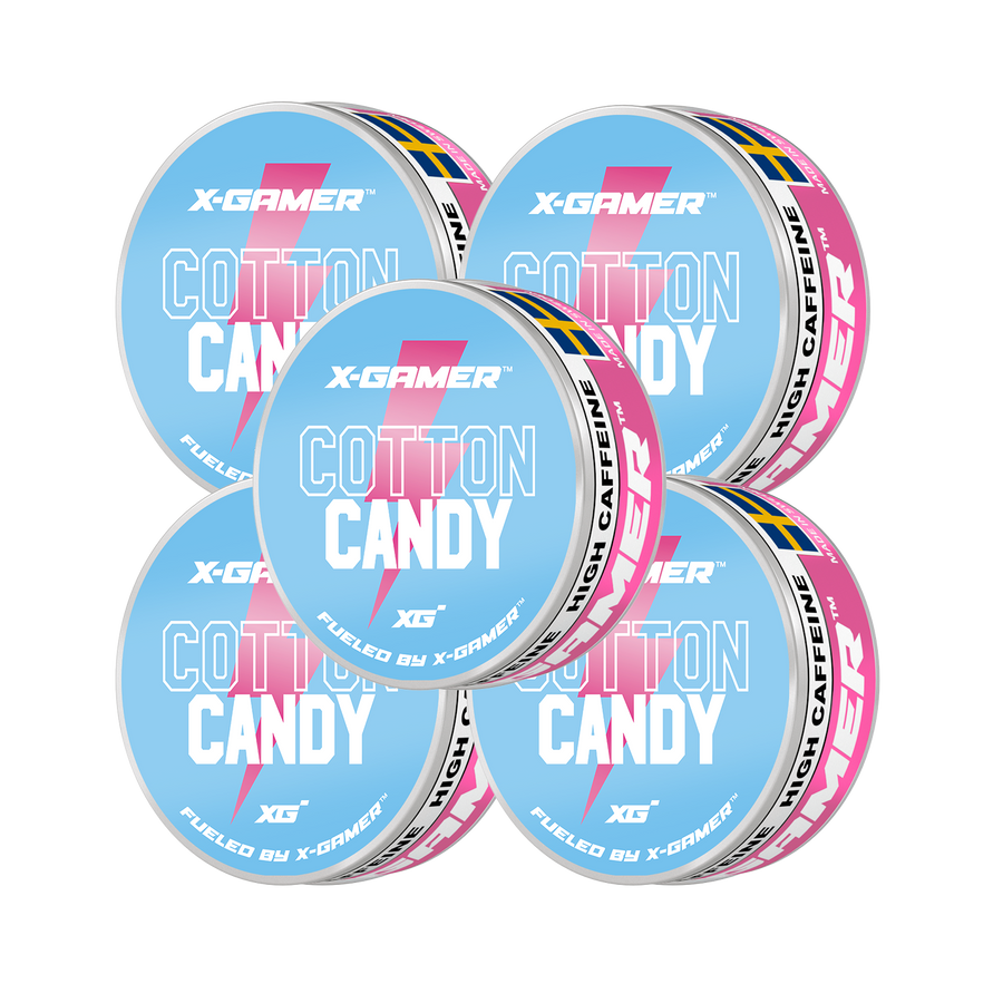 X-Gamer - Cotton Candy Energy Pouches (5x)