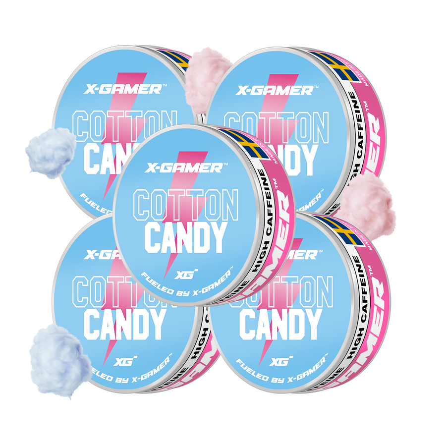 X-Gamer - Cotton Candy Energy Pouches (5x)