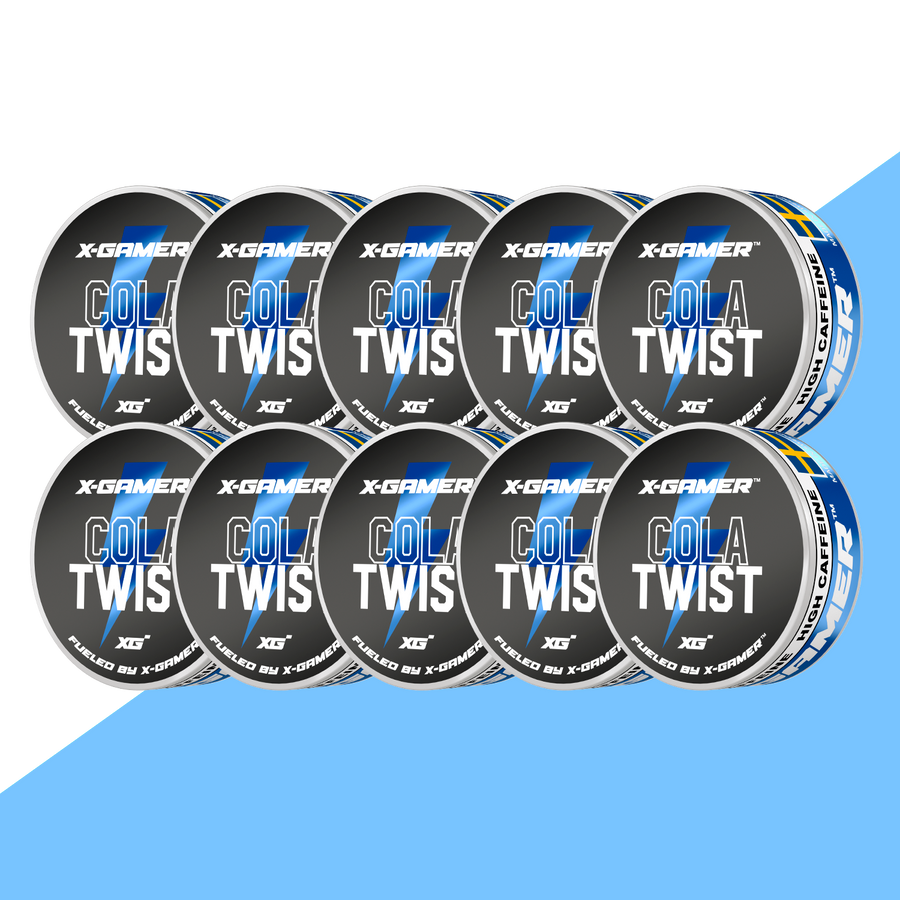 X-Gamer - Cola Twist Energy Pouches (10x)