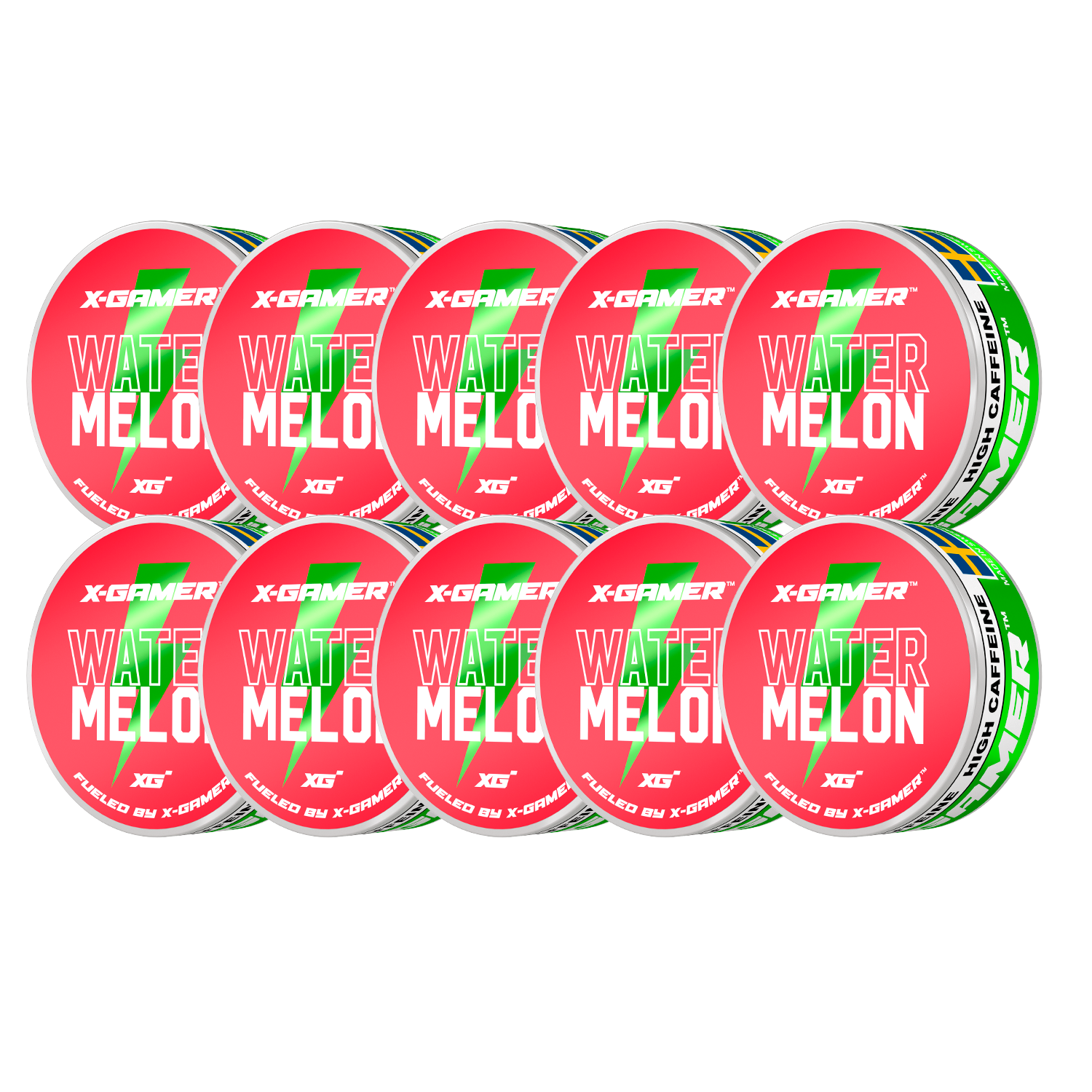 X-Gamer - Watermelon Energy Pouches (10x) – Multisupps Europe AB