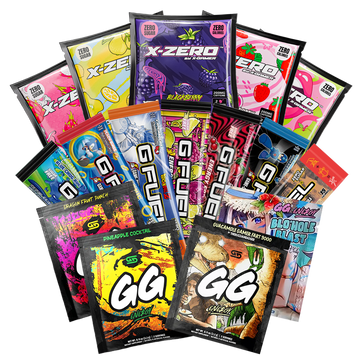 GGS/GFUEL/X-Zero Varity Pack (16 bags - 26 servings)