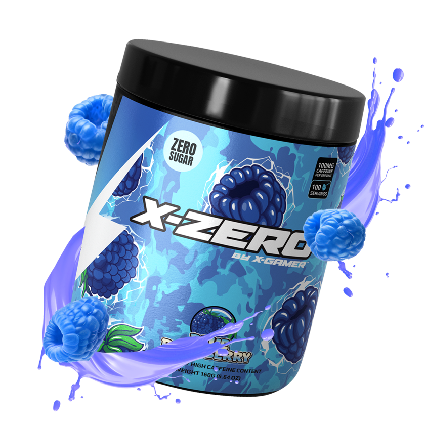 X-Zero Blue Raspberry (160g/100 servings)