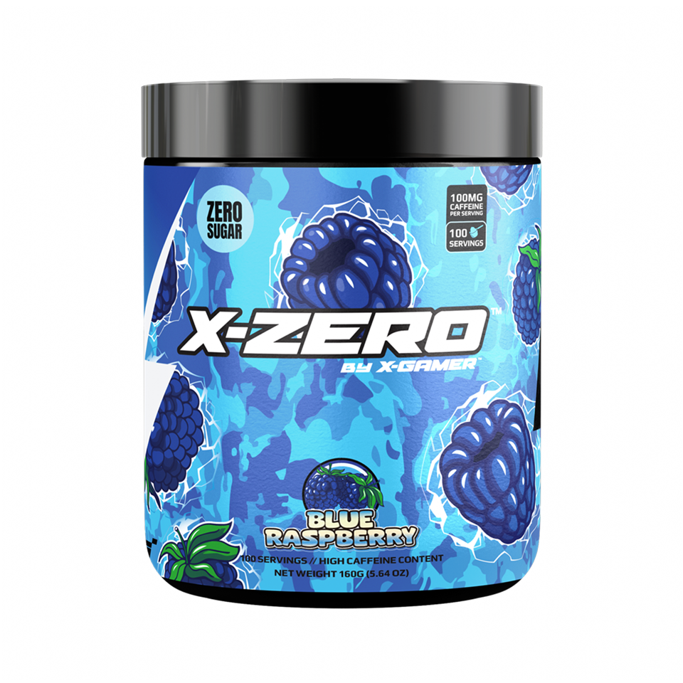 X-Zero Blue Raspberry (160g/100 servings) – Multisupps