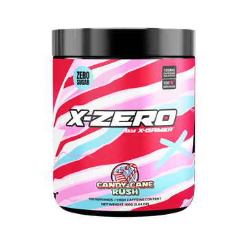 X-Zero Candy Cane Rush (160g/100 servings)