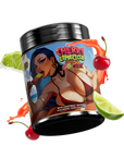 Gamersupps energy, Cherry Limecicle, tub,  product with flavours