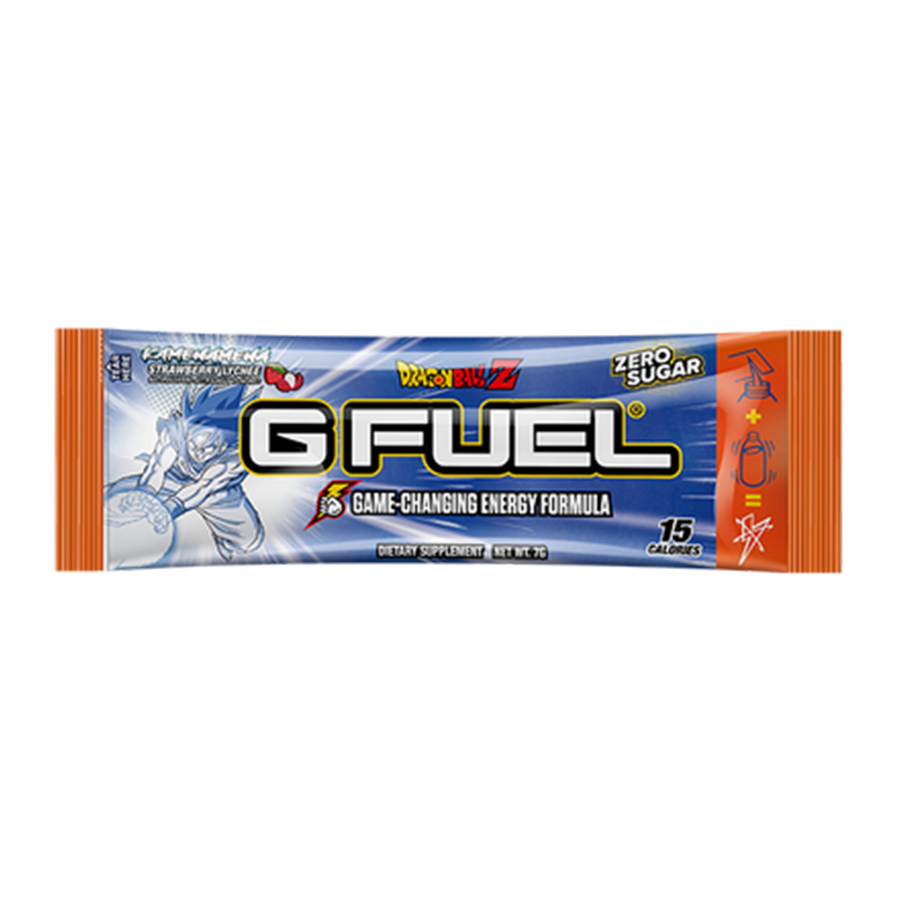 G FUEL Energy, sample pack, Dragonball Z, Kamehameha, 1 serving, product front