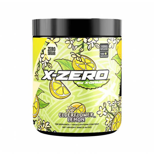 X-Zero Elderflower Lemon (160g/100 servings) – Multisupps