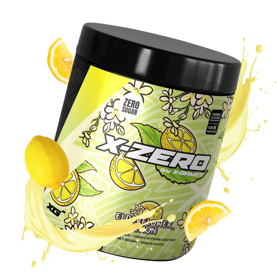 X-Zero Elderflower Lemon (160g/100 servings)