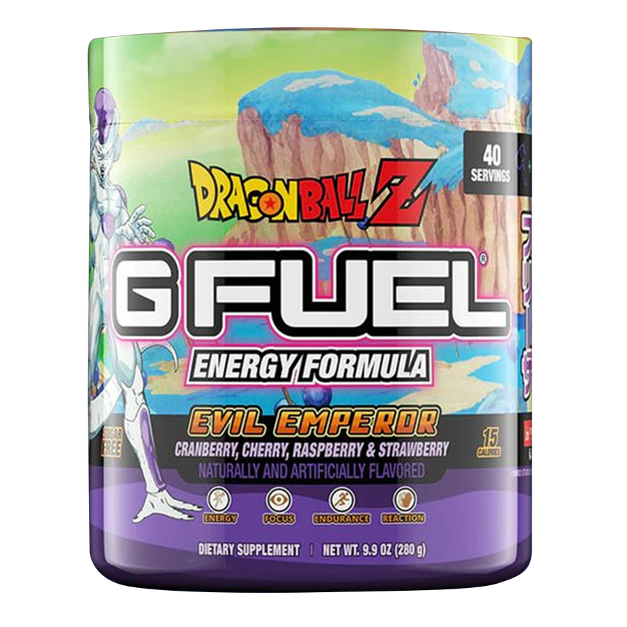 G FUEL energy, Evil emperor, Dragonball Z, tub,  product front