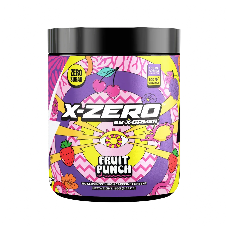 X-Zero Fruit Punch (160g/100 servings)