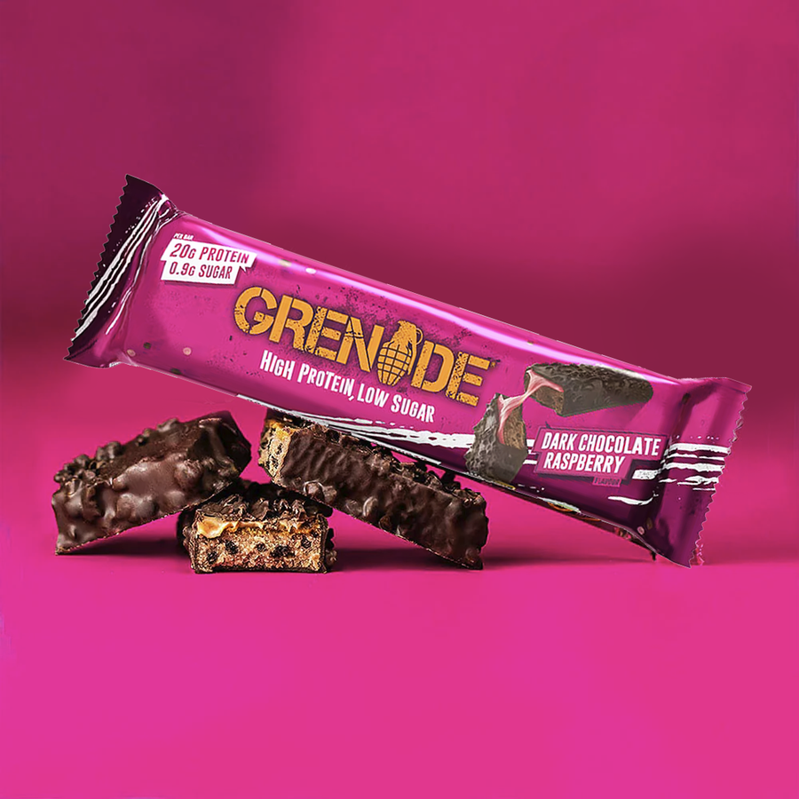 Grenade Protein Bar - Dark Chocolate Raspberry 3x60g