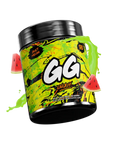 Gamersupps Energy, Just Melon, tub,  product front with fruits