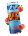 Front image of Nocco can Juicy Breeze with fruit