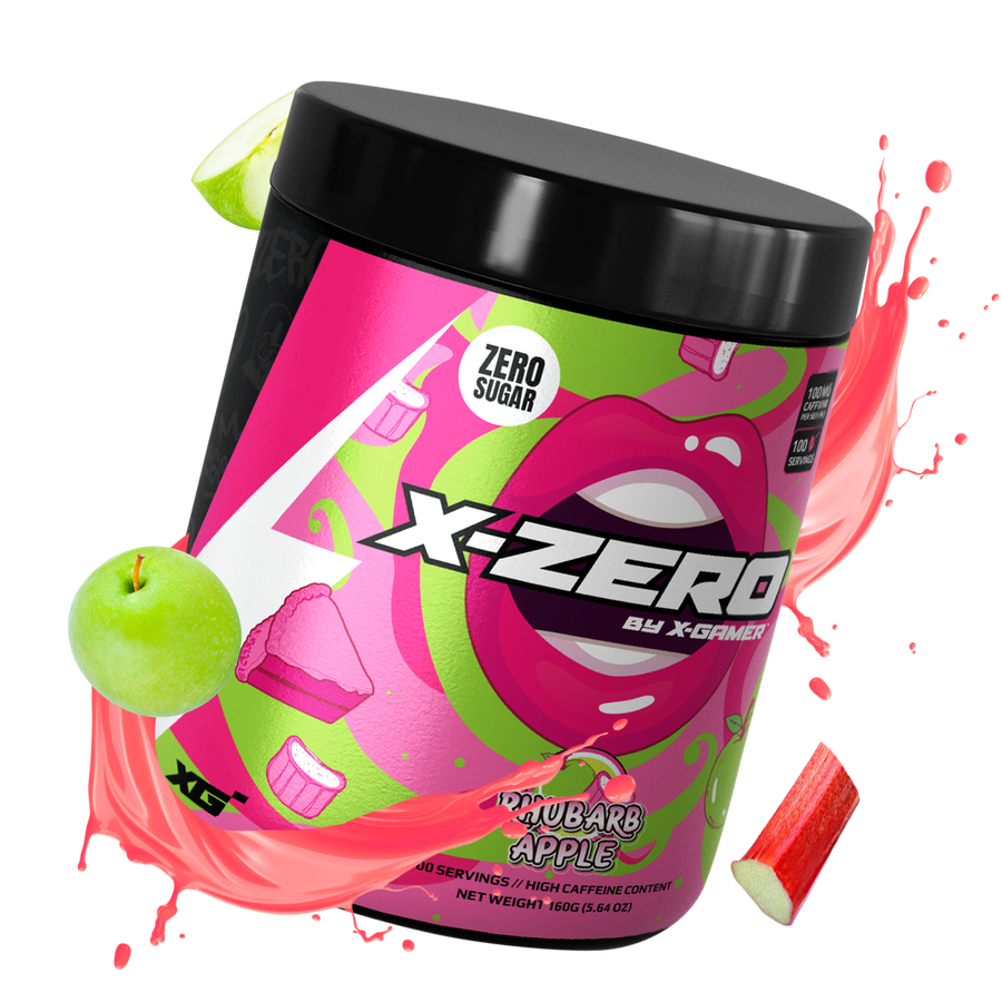 X-Zero Rhubarb Apple (160g/100 servings)