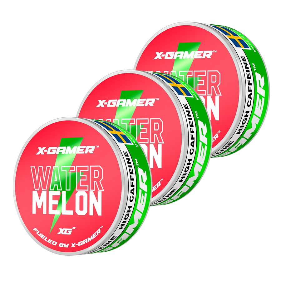 X-Gamer - Watermelon Energy Pouches (3x)