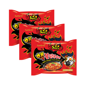 SAMYANG HOT CHICKEN 2XSPICY (3x140g)