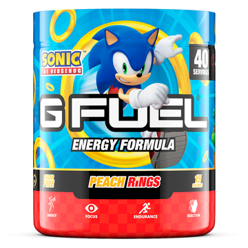 G FUEL Energy, Peach rings, tub,  product front