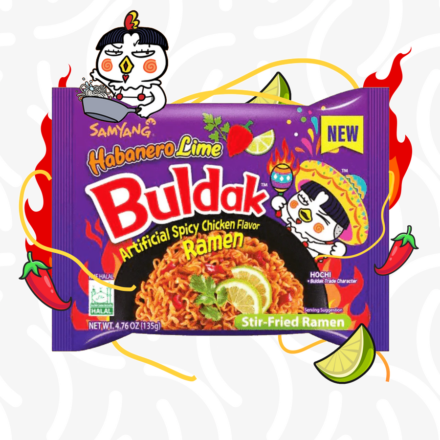 SAMYANG BULDAK HOT CHICKEN RAMEN HABANERO LIME 130g