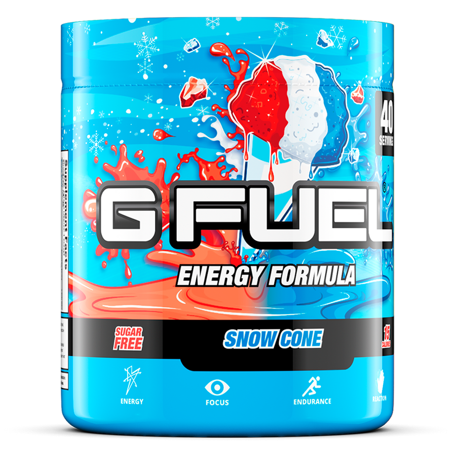 G FUEL Energy, Snow cone, tub,  product front