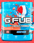 G FUEL Energy, Snow cone, tub,  product front with matching background