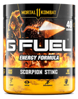 G FUEL Energy, Scorpion sting, Mortal Kombat, tub,  product front