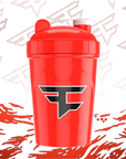 G FUEL shaker, 473 ml, The trail blazer, product backside with a cool background design